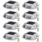 Driveway Lights, Solar Driveway Lights 8-pack, Dock Lights with Switch, σε λευκό