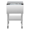 VEVOR Commercial Ice Bin 61,6 L Ice Chance on Wheels with κάτω δίσκος αποθήκευσης