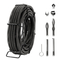 VEVOR Sectional Drain Cable Cleaning Cable 66FTx5/8In & 7 Cutters for 0,8"-3,9" Pipes