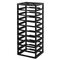 Plastic Storage Organizer 10-Tier Μεγάλη χωρητικότητα με Organizer Top Μαύρο πλαίσιο