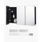 VEVOR Medicine Cabinet 25,5" x 40" Mirror Medicine Cabinet Ρυθμιζόμενα ράφια