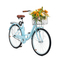 VEVOR ποδήλατο Cruiser 26 ιντσών 1-ταχύτητα ανοιχτό μπλε Beach Cruiser ποδήλατο με καλάθι
