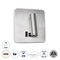 GloboStar® LADY-S 60945 Μοντέρνο Φωτιστικό Τοίχου - Απλίκα Ξενοδοχείου Bed Side LED 6W 600lm 36° & 360° AC 220-240V - Reading Light & Κρυφός Φωτισμός - Φορτιστής USB 3A - Μ15 x Π15 x Υ7cm - Φυσικό Λευκό 4500K - Νίκελ Βούρτσας- 3 Χρόνια Εγγύηση