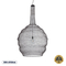GloboStar® KENTUCKY 01887 Vintage Κρεμαστό Φωτιστικό Πλέγμα Μονόφωτο 1 x E27 IP20 Καφέ Μέταλλο - Μ90 x Π90 x Υ150cm