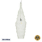 GloboStar® KENTUCKY 01907 Vintage Κρεμαστό Φωτιστικό Πλέγμα Μονόφωτο 1 x E27 IP20 Μπεζ Μέταλλο - Μ30 x Π30 x Y105m