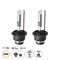 GloboStar® D2S/D2R 84025 Λάμπες Αυτοκινήτου HID Xenon Super Vision High Brightness +60% E1 ECER37 360° DC 12-24V IP20  Φ3.2 x  Υ7cm 4300K- Σετ 2 Τεμαχίων