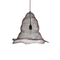 GloboStar® KENTUCKY 01890 Vintage Κρεμαστό Φωτιστικό Πλέγμα Μονόφωτο 1 x E27 IP20 Καφέ Μέταλλο - Μ50 x Π50 x Υ48cm