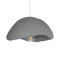 GloboStar® CONCRETE 201-0047 Μοντέρνο Κρεμαστό Φωτιστικό Καμπάνα Μονόφωτο 1 x E27 IP20 Μπεζ - Μ31 x Π29 x Υ70cm