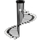 GloboStar® STAIRS 01024 Μοντέρνο Φωτιστικό Οροφής Πλέγμα Πολύφωτο 26 x E27 IP20 Μαύρο Μέταλλο - Μ80 x Π80 x Υ95cm