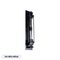 GloboStar® TUBULAR 01033 Vintage Επιτοίχιο Φωτιστικό Απλίκα Δίφωτο 2 x E27 IP20 Μαύρο Μέταλλο - Μ10 x Π10 x Υ47cm
