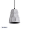 GloboStar® TRIBECA 01327 Μοντέρνο Κρεμαστό Φωτιστικό Καμπάνα Μονόφωτο 1 x E27 IP20 Γκρι Τσιμέντο - Μ18 x Π18 x Υ23cm