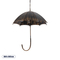 GloboStar® UMBRELLA 01406 Vintage Κρεμαστό Φωτιστικό Φιγούρα Πολύφωτο 5 x E27 IP20 Χάλκινο & Μαύρο Μέταλλο - Μ60 x Π60 x Y65cm