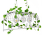 GloboStar® NEST 01647 Vintage Κρεμαστό Φωτιστικό Φιγούρα Τρίφωτο 3 x E27 IP20 Λευκό Μέταλλο με Πράσινο Πλαστικό - Μ85.5 x Π37.5 x Y38cm
