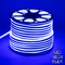 GloboStar® 70575 OVALE 120° Degree Neon Flex Epistar LED SMD 2835 1m 12W/m 120LED/m 1212lm/m 120° DC 230V Αδιάβροχη IP68 Μπλε Dimmable