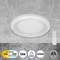 GloboStar® MELINA 61041 Πλαφονιέρα Οροφής Κύκλος LED CCT 55W 6376lm 120° AC 220-240V - Εναλλαγή Φωτισμού μέσω Τηλεχειριστηρίου All In One Ψυχρό Λευκό 6000k+Φυσικό Λευκό 4500k+Θερμό Λευκό 2700k Dimmable Φ48cm - Λευκό - 3 Years Warranty