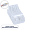 GloboStar® 70686 Ενωτικός Σύνδεσμος για Μονόχρωμη Ταινία LED 10mm 2 PIN σε Καλώδιο Τροφοδοσίας Ατερμάτιστο 2 PIN Μ2.1 x Π1.3 x Υ0.7cm Διάφανο
