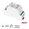GloboStar® 71420 DL-POW1 Mi-BOXER DC DALI BUS Power Supply Τροφοδοτικό SELV AC 100-240V σε DC 16V 2 Καναλιών DC 16V 2 x 125mA 2W - Max 250mA 4W - IP20 - Din Rail Ράγας - Μ9 x Π3.4 x Υ6cm - 5 Years Warranty