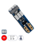 GloboStar® T5 81469 Λάμπα Αυτοκινήτου LED 9xSMD3014 0.25W 25lm 360° DC 12-16V IP20 Μ0.5 x Π0.4 x Υ1.8cm Κόκκινο
