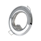 GloboStar® DELTA 77810 Χωνευτό Στρόγγυλο Σποτ Οροφής για Λάμπα MR16 με Βάση GU5.3 ή GU10 - IP20 - Μεταλλικό - Φ83 x Υ31mm - Χρώμιο Νίκελ - 5 Χρόνια Εγγύηση