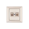 ΠΡΙΖΑ DATA CAT 6 RJ 45 ΔΙΠΛΗ ΜΠΕΖ