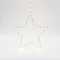 ΑΣΗΜΙ ΑΣΤΕΡΙ ΦΩΤΙΖΟΜΕΝ0 40cm, 40 MINI LED ΣΤΟ ΑΣΤΕΡΙ ΚΑΙ 15 MINI LED ΣΤΟ ΚΑΛΩΔΙΟ, ΣΤΑΘΕΡΟΣ ΜΕΤΑΣΧΗΜΑΤΙΣΤΗΣ, ΑΣΗΜΙ ΧΑΛΚΙΝΟ ΚΑΛΩΔΙΟ, ΘΕΡΜΟ ΛΕΥΚΟ LED, ΠΡΟΕΚΤΑΣΗ ΠΑΡΟΧΗΣ 3m, IP44