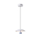ΦΩΤΙΣΤΙΚΟ ΚΡΕΜΑΣΤΟ ΑΛΟΥΜΙΝΙΟ  LED 8W 3000Κ 400Lm Φ230mm ΜΠΛΕ ARTE ILLUMINA ENIGMA