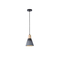 ΦΩΤΙΣΤΙΚΟ ΚΡΕΜΑΣΤΟ RUBBER WOOD&ΤΣΙΜΕΝΤΟ 1XE27 MAX 15W 160X160X220mm ΜΑΥΡΟ ARTE ILLUMINA GESSO