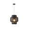 ΦΩΤΙΣΤΙΚΟ ΚΡΕΜΑΣΤΟ BAMBOO 1XE27 MAX 40W 310X310X350mm ΜΑΥΡΟ ARTE ILLUMINA AVRA