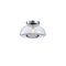 ΠΛΑΦΟΝΙΕΡΑ ΓΥΑΛΙΝΗ G9 MAX 25W 230X230X150mm ΑΣΗΜΙ ARTE ILLUMINA CLEAR