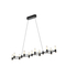 ΦΩΤΙΣΤΙΚΟ ΚΡΕΜΑΣΤΟ ΑΛΟΥΜΙΝΙO LED 58W 3000K 5800Lm 1200X1500mm  ΜΑΥΡΟ-ΧΡΥΣΟ ARTE ILLUMINA VELAS