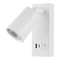 ΑΠΛΙΚΑ ΚΡΕΒΑΤΙΟΥ ΑΝΑΓΝΩΣΗΣ ΜΕ USB TYPE C 5W 3000K 150X80X145mm ΑΣΠΡΗ ARTE ILLUMINA CHARGE