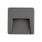 ΦΩΤΙΣΤΙΚΟ ΤΟΙΧΟΥ SLIM LED 3W IP65 230V 3CCT 120X120mm ΓΡΑΦΙΤΗΣ PRO ARTE ILLUMINA