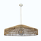 InLight Κρεμαστό φωτιστικό καφέ από σχοινί 1XE27 D:45cm (4029-Β)