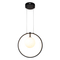 InLight Κρεμαστό φωτιστικό LED 14W 3000K και 1XG9 σε μαύρο χρώμα D:30cm (6061-BL)