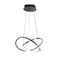 InLight Κρεμαστό φωτιστικό LED 48W 3CCT (by switch on base) σε χρώμιο D:60cm (6082-CH)
