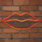 EL131319|NEON LED STRIPS LIPS neon@backboard|USB ΚΑΛΩΔΙΟ 1mt|5V|610x15x290|{enjoysimplicity}™