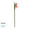 GloboStar® Artificial Garden ORANGE STELIZIA BRANCH 21399 Τεχνητό Διακοσμητικό Κλαδί  Πορτοκαλί Στρελίτζια Y82cm