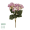 GloboStar® Artificial Garden PURPLE ORSENSIA GRASS BRANCH 21487 Τεχνητό Διακοσμητικό Κλαδί Μωβ Ορτανσίας Y43cm