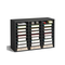 VEVOR Wooden Literature Organizer 27 θέσεων με αφαιρούμενα ράφια Μαύρο