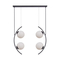 ZUMA LINE PENDANT HELIX 5016 4XE14 BLACK/WHITE