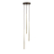 TK LIGHTING PENDANT PIANO 10117 3XG9 BLACK/GOLD