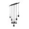 TK LIGHTING CHANDELIER ESTERA 6148 9XG9 BLACK