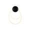 MATIAS LED WALL LAMP 30W 3000K, BLACK