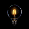 LED Vintage Bulb G95 8W E27 Dimmable Θερμό Λευκό (2800-3200K) Smoked Glass