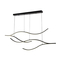 ΦΩΤΙΣΤΙΚΟ ΚΡΕΜΑΣΤΟ ΑΛΟΥΜΙΝΙO 30W 3000Κ 2262Lm 30x1200x1450mm ΜΑΥΡΟ ARTE ILLUMINA WAVES
