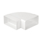 EL02-405 HORIZONTAL 90° BEND FOR FLAT DUCTS 110x55