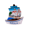 Tουριστικό μαγνητάκι Souvenir – Σετ 12pcs - Resin Magnet - Paralia - 678101