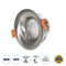 GloboStar® 61317 GASPAR Χωνευτό Στρόγγυλο Σποτ Οροφής για Λάμπα MR16/GU10 IP65 - Αλουμίνιο & Γυαλί - Φ8.5 x Υ3.5cm - Ασημί & Διάφανο - 5 Χρόνια Εγγύηση
