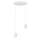 Φωτιστικό ανισόπεδο E/27 PENDEL 2/L RING WHITE ΣΚΕΛΕΤΟΣ