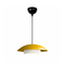 GloboStar® AURA 204-0118 Μοντέρνο Κρεμαστό Φωτιστικό Καμπάνα Μονόφωτο 1 x E27 IP20 Κίτρινο & Λευκό Μέταλλο - Μ31 x Π31 x Υ27cm
